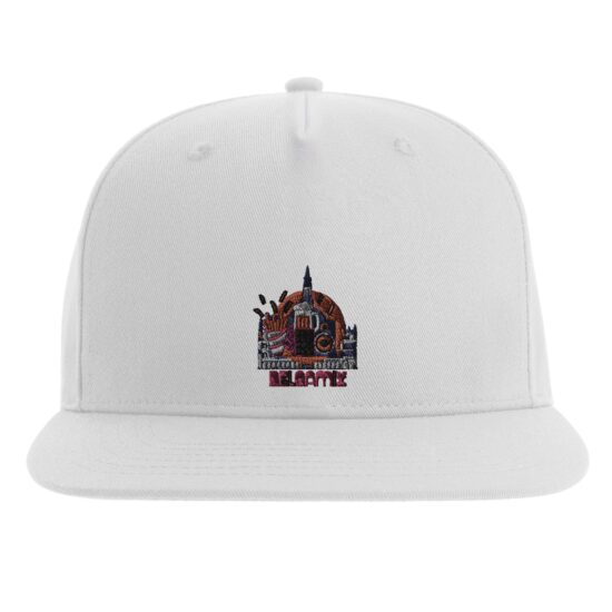 BelgaMix Retro Snapback Cap | Beechfield B610 White