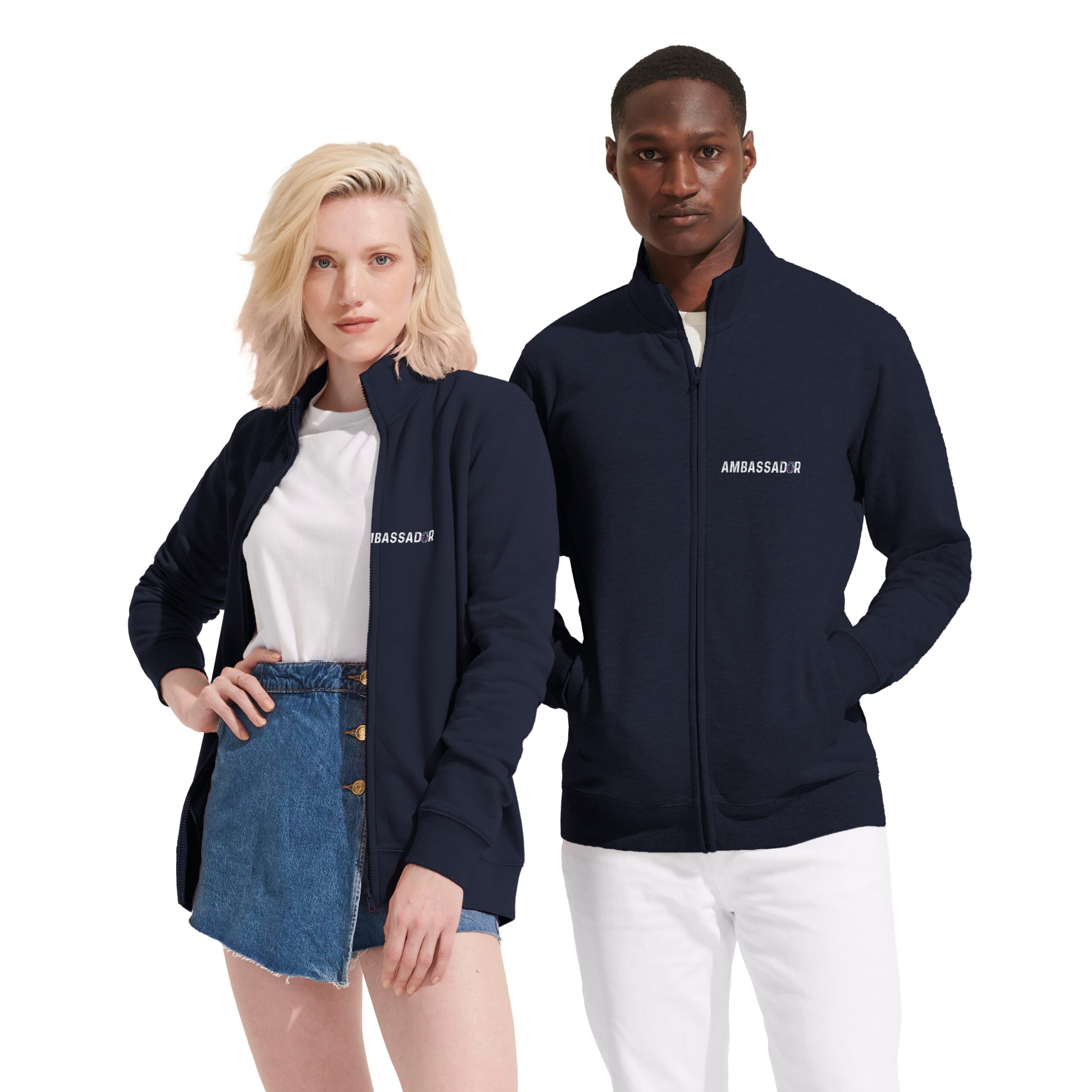 B-st Ambassador Sweat-shirt unisexe à fermeture éclair intégrale mélange recyclé | SOL'S Cooper 04240 - Image 5